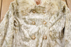 Vintage 1960s Double Breasted Fur Coat