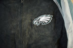 Vintage 2000s Philadelphia Eagles NFL Leather Jacket Men's XL