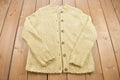 Vintage 1980s Knitted Button Up Cardigan Sweater