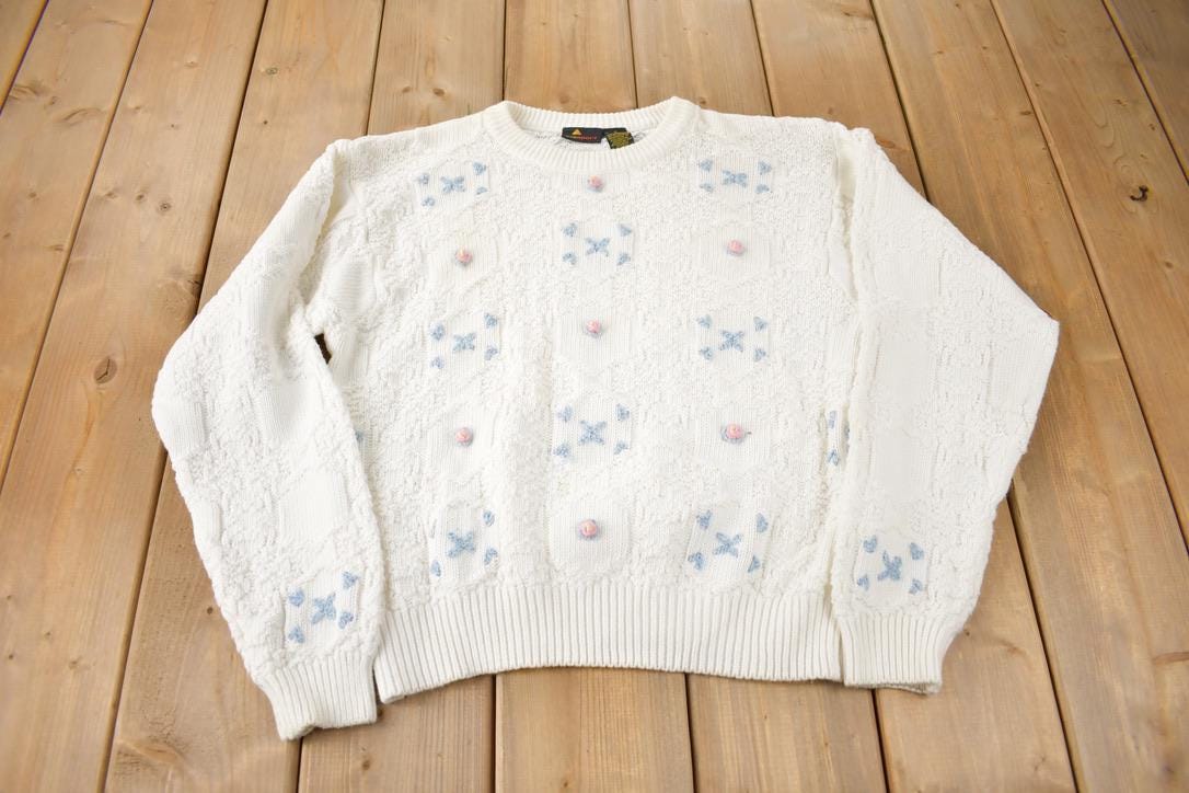Vintage 1990s Liz Sport Knit Sweater