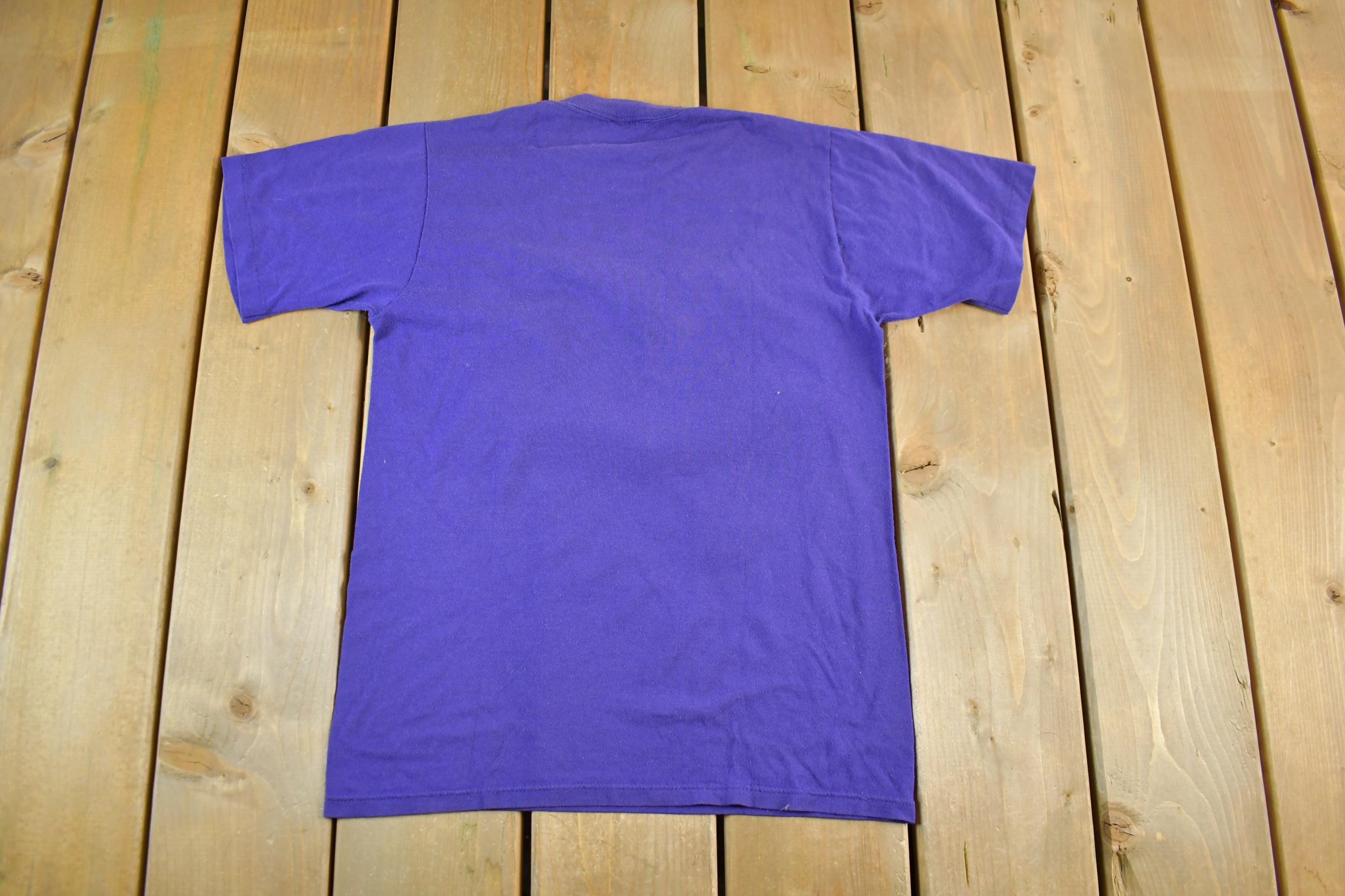 Vintage 1980s Girl Scouts Tohikanee Graphic T Shirt Men's XS