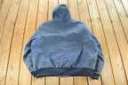 Vintage 1990s Distressed Carhartt Hooded Work Jacket Men's 3XL
