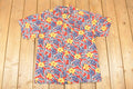 Vintage 1990s Chaps Ralph Lauren Hawaiian Abstract AOP Button Up Shirt Men's L