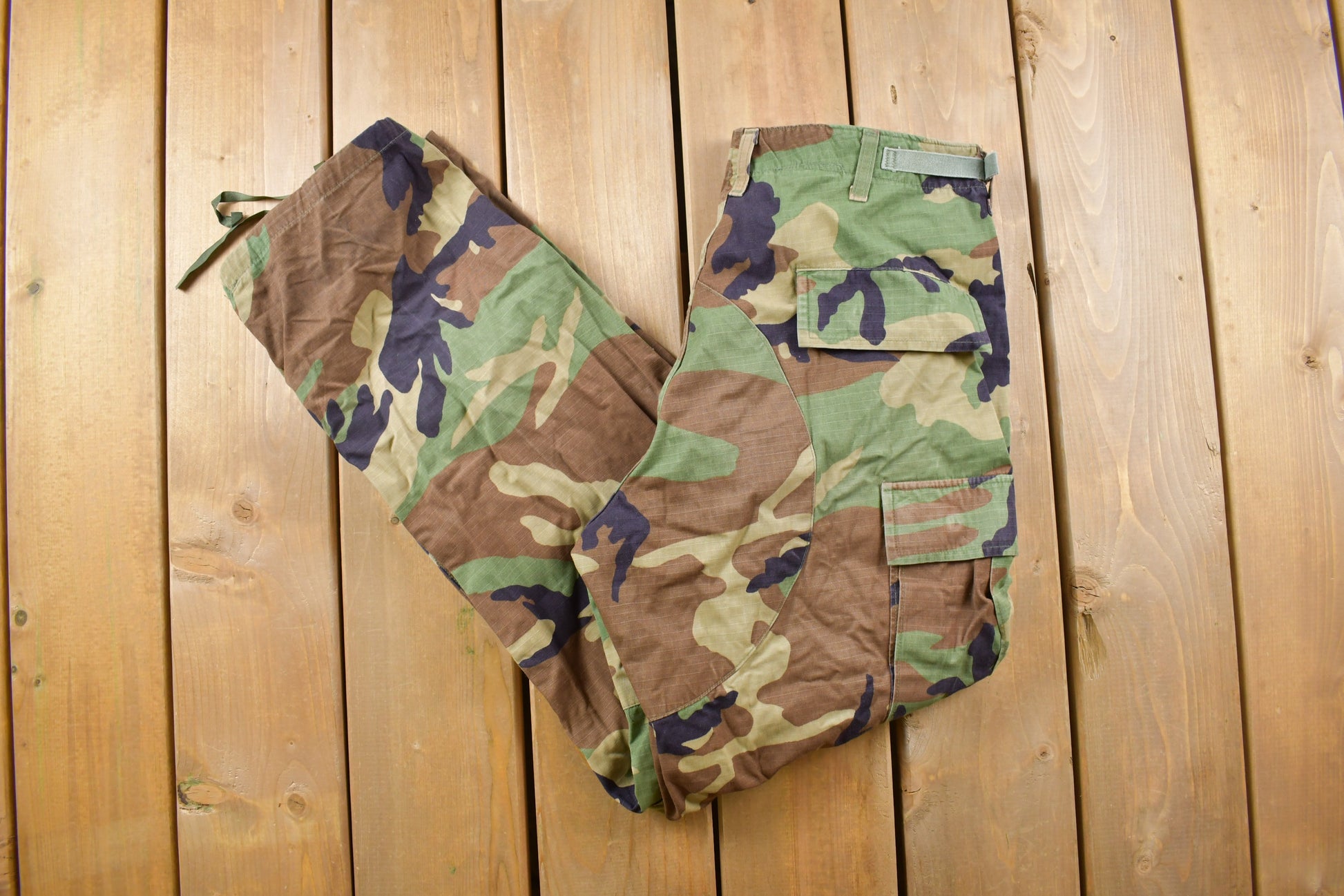Vintage 2001 Army Military Camouflage Cargo Pants Size 32 x 31