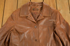 Vintage 1990s Danier Brown Leather Jacket