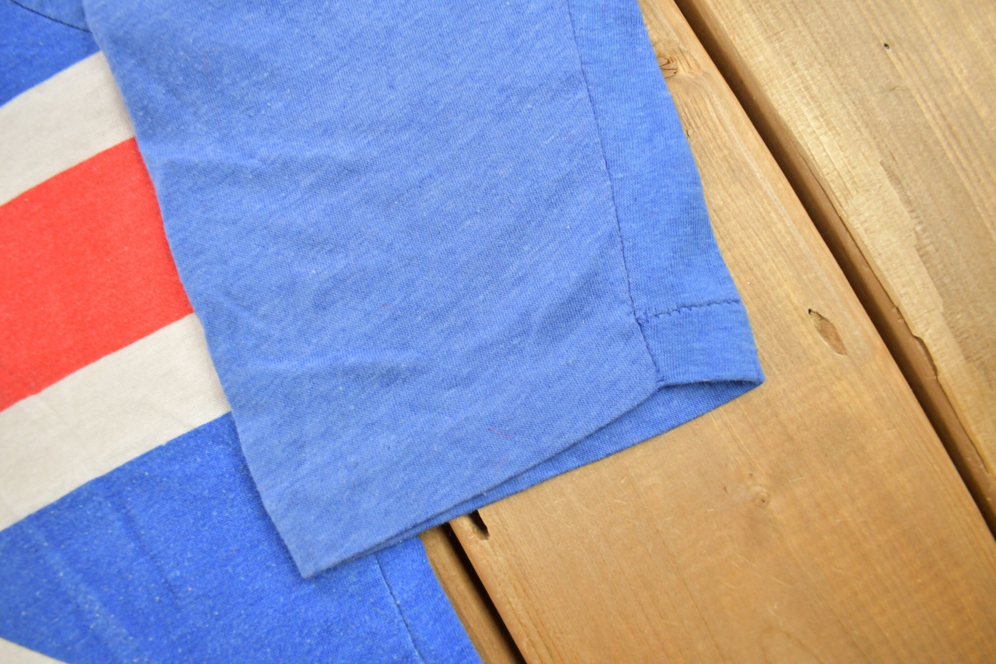 Vintage 1970s United Kingdom Flag Graphic Raglan T Shirt