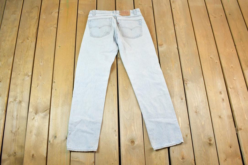 Vintage 1970s Levi Strauss 505 Red Tab Denim Jeans Size 31 x 32