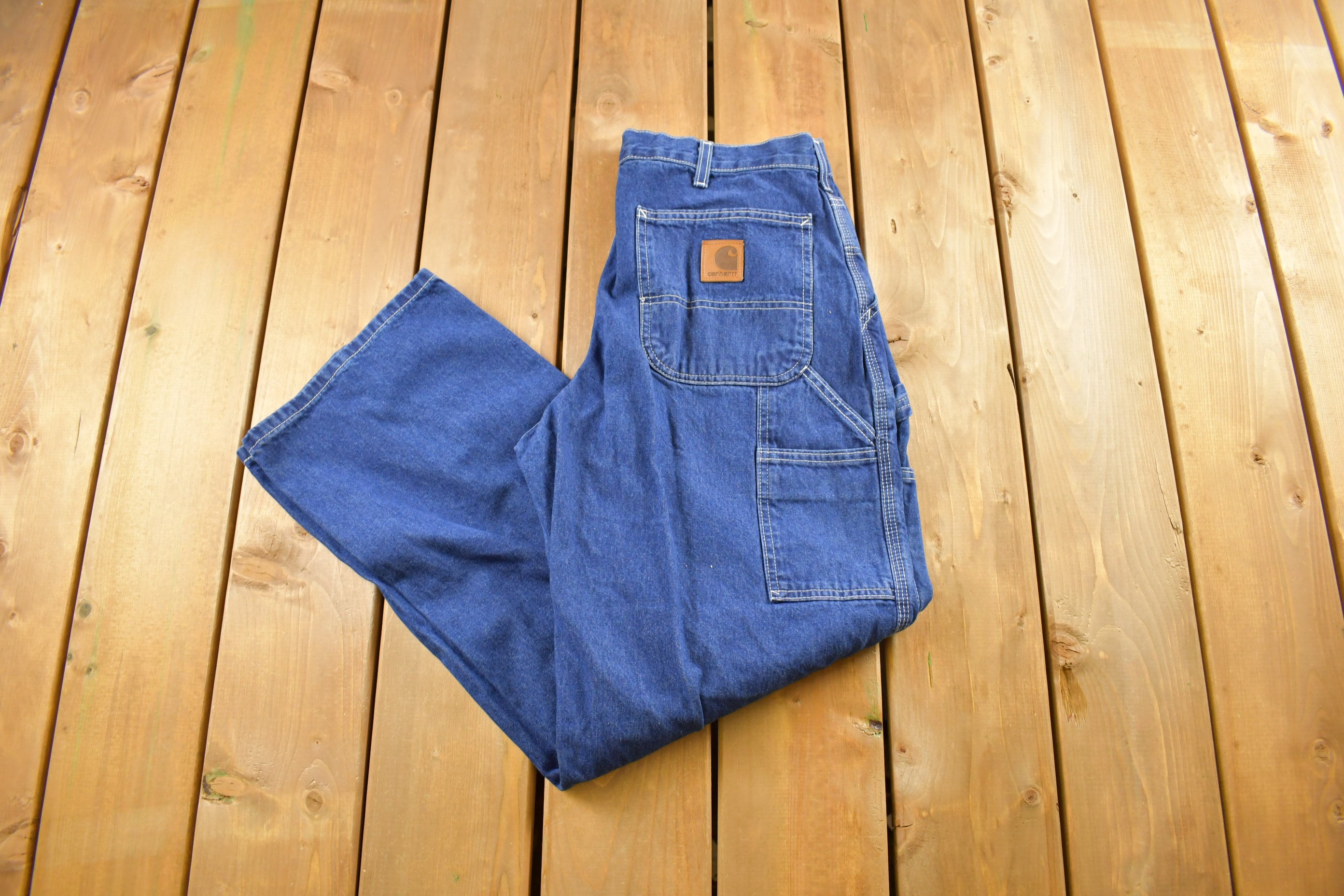 Vintage 1990s Carhartt Carpenter Denim Jeans Men's 32 x 29