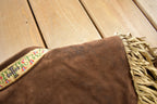 Vintage 1980s Tony Lama Americana Suede Fringe Jacket