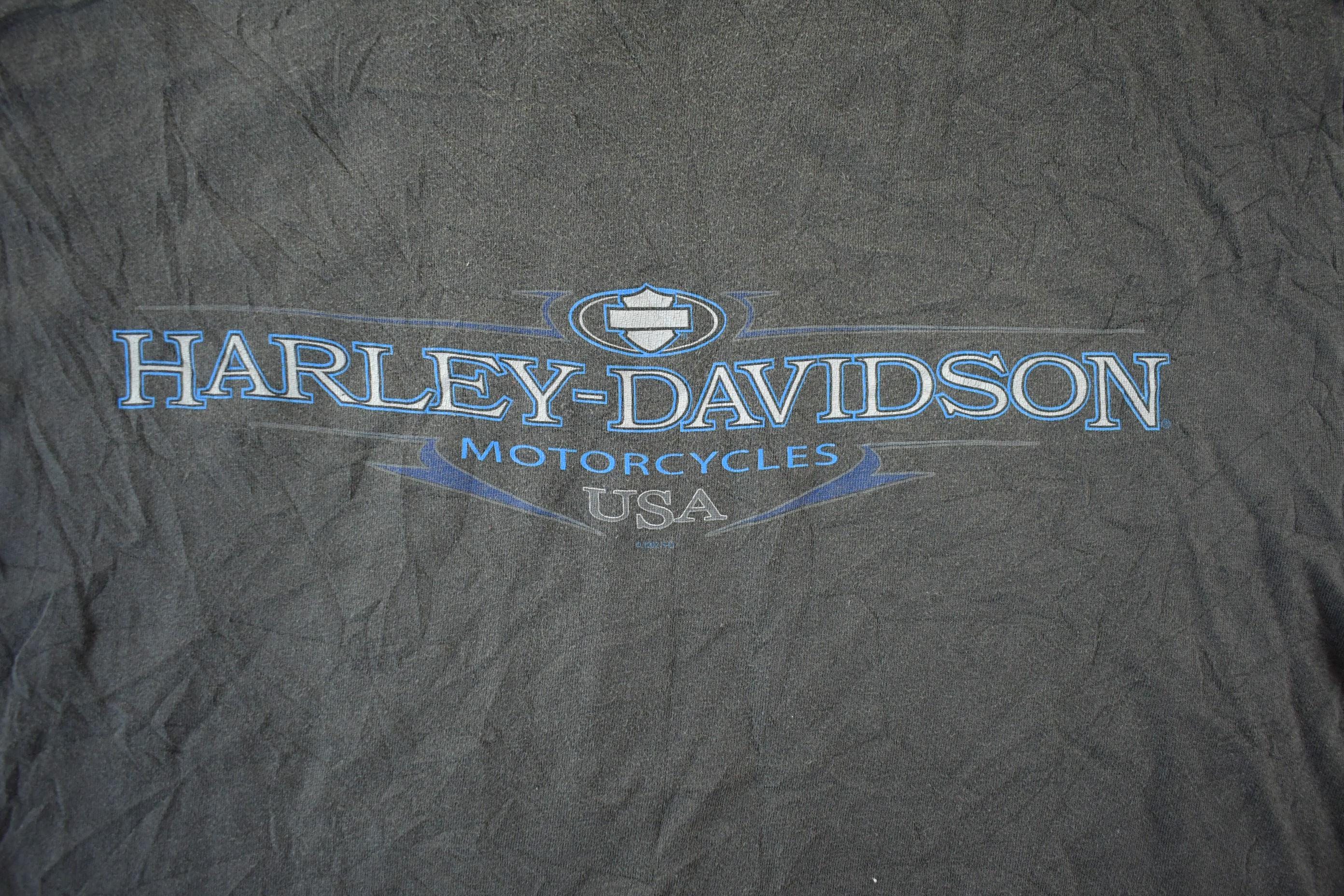 Vintage 1990s Harley Davidson Motorcycles T-Shirt Made In USA
