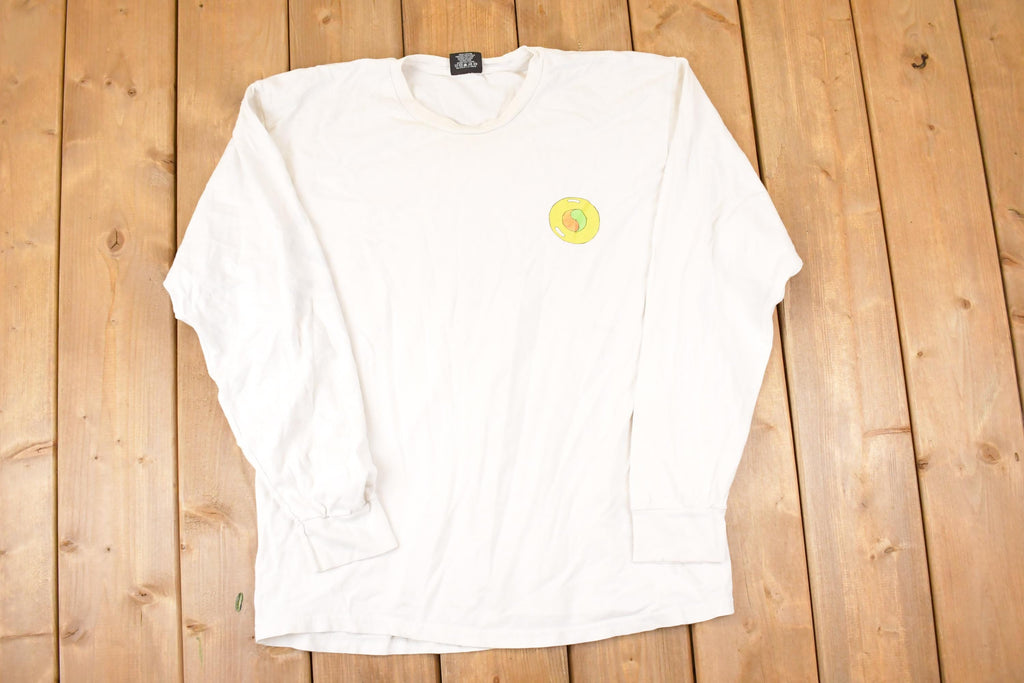 Vintage 1980s Stussy Laguna Beach California Graphic Print Surfing Shirt Men's L