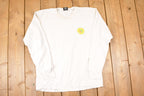 Vintage 1980s Stussy Laguna Beach California Graphic Print Surfing Shirt Men's L
