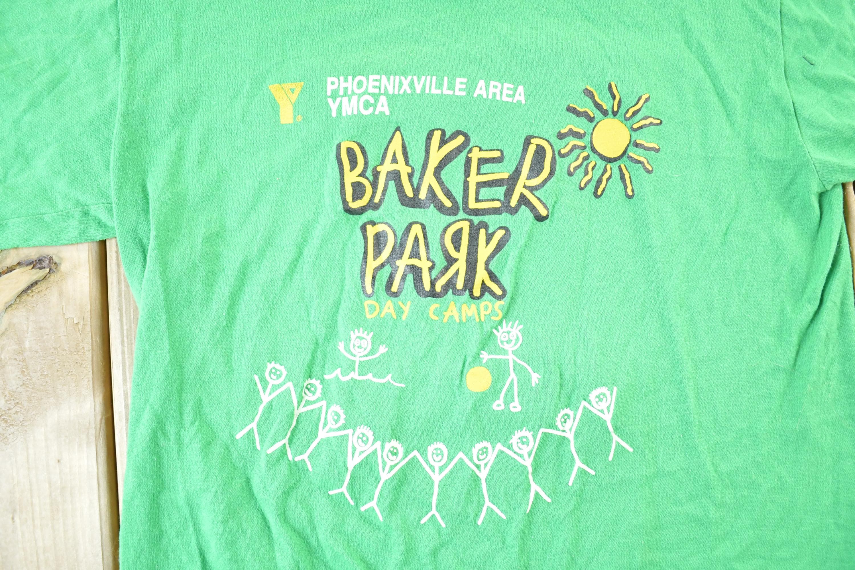 Vintage 1990s YMCA Phoenixville Day Camps Souvenir T-Shirt Mens S