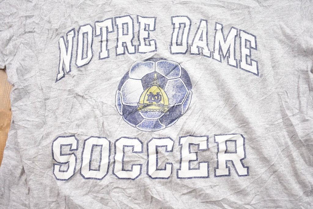 Vintage 1990s The Big East Conference Champion Notre Dame Soccer Collegiate T-Shirt