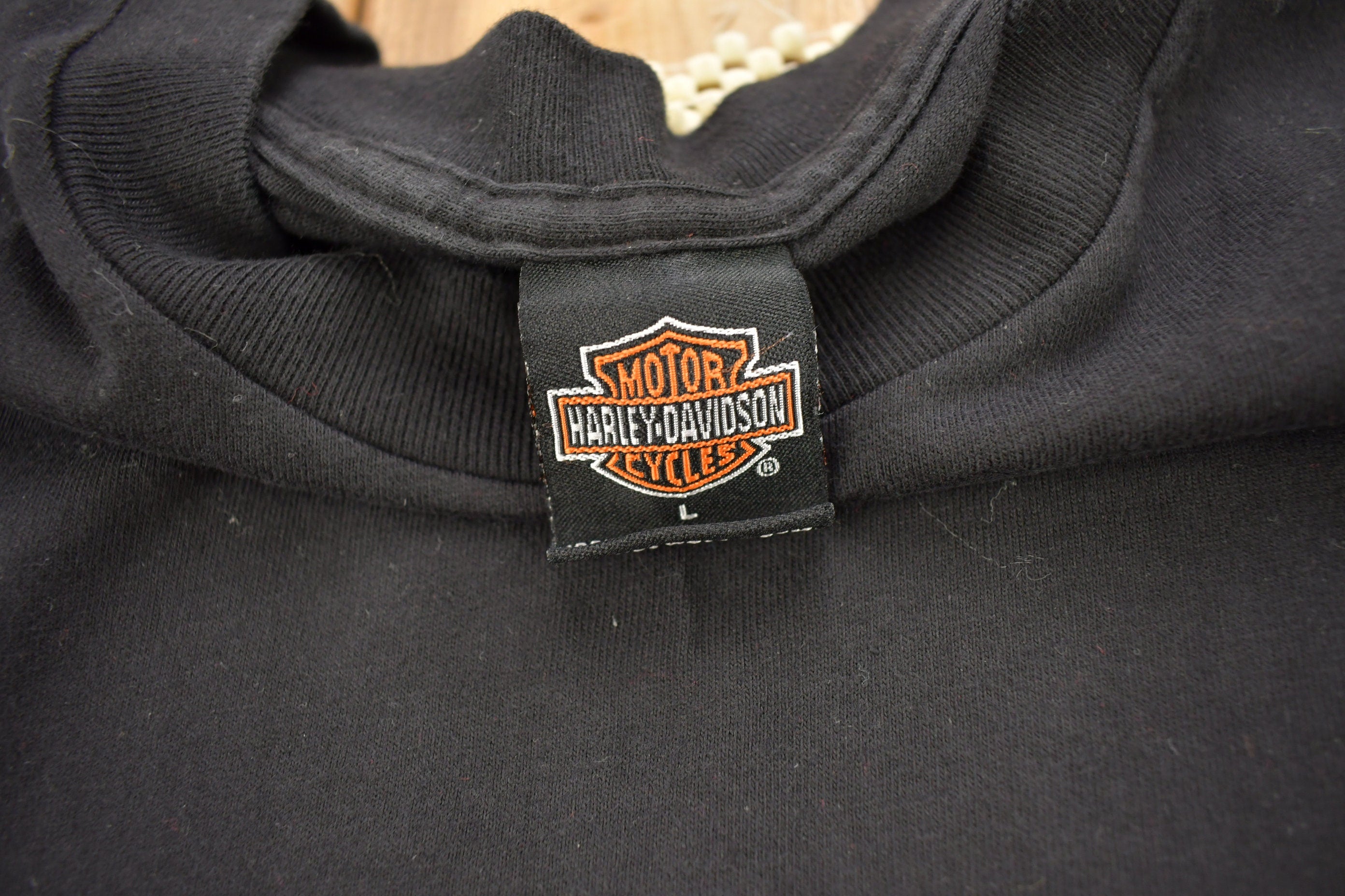 Vintage 1990s Harley Davidson Green Mountain Essex Junction VT T-Shirt