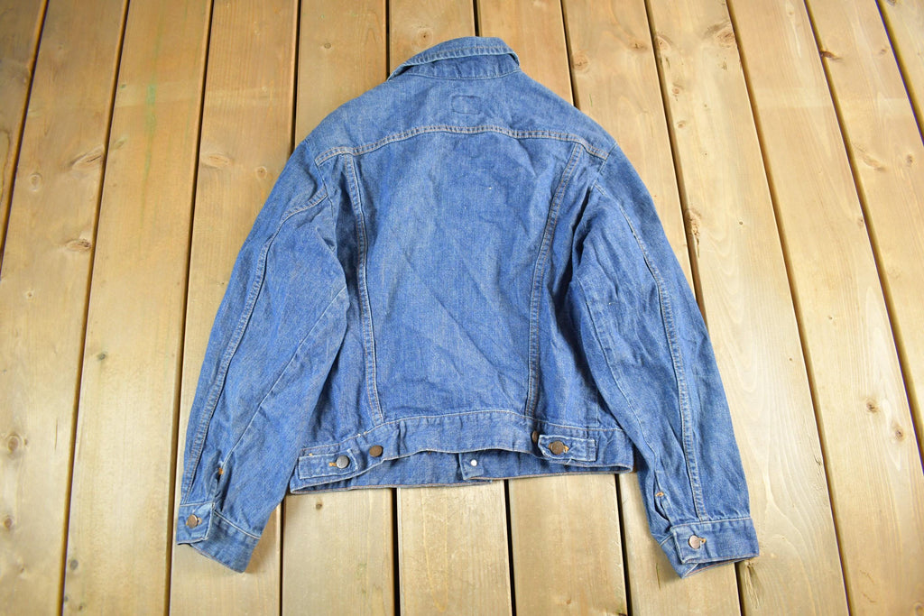 Vintage 1970s Maverick Denim Jean Trucker Jacket Men's S-M