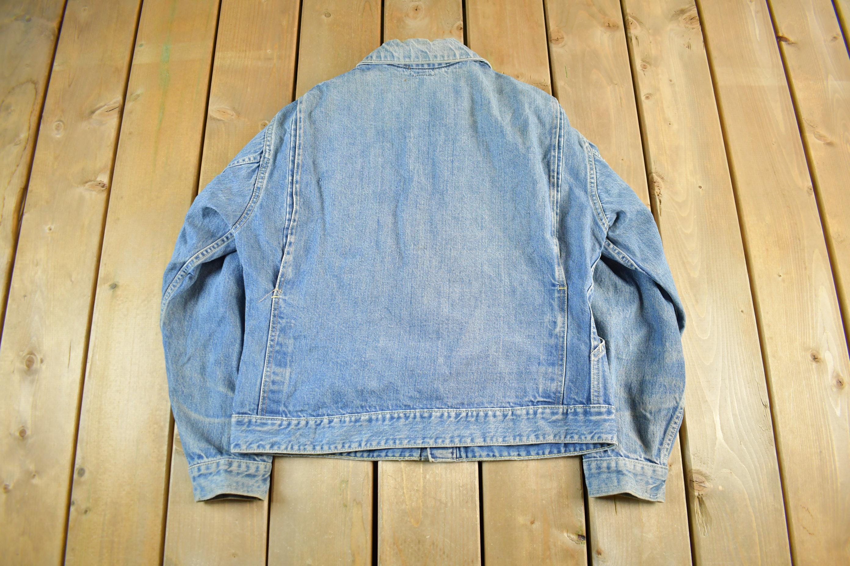 Vintage 1950s Buckaroo Big Smith Denim Jean Jacket Men's Medium