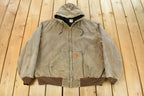 Vintage 1990s Carhartt Hooded Jacket Men's 2XL