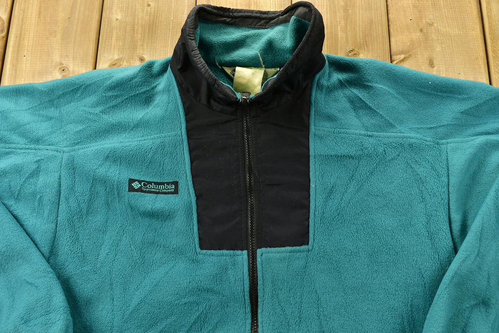 Vintage 1990s Columbia Full Zip Fleece Sweatshirt