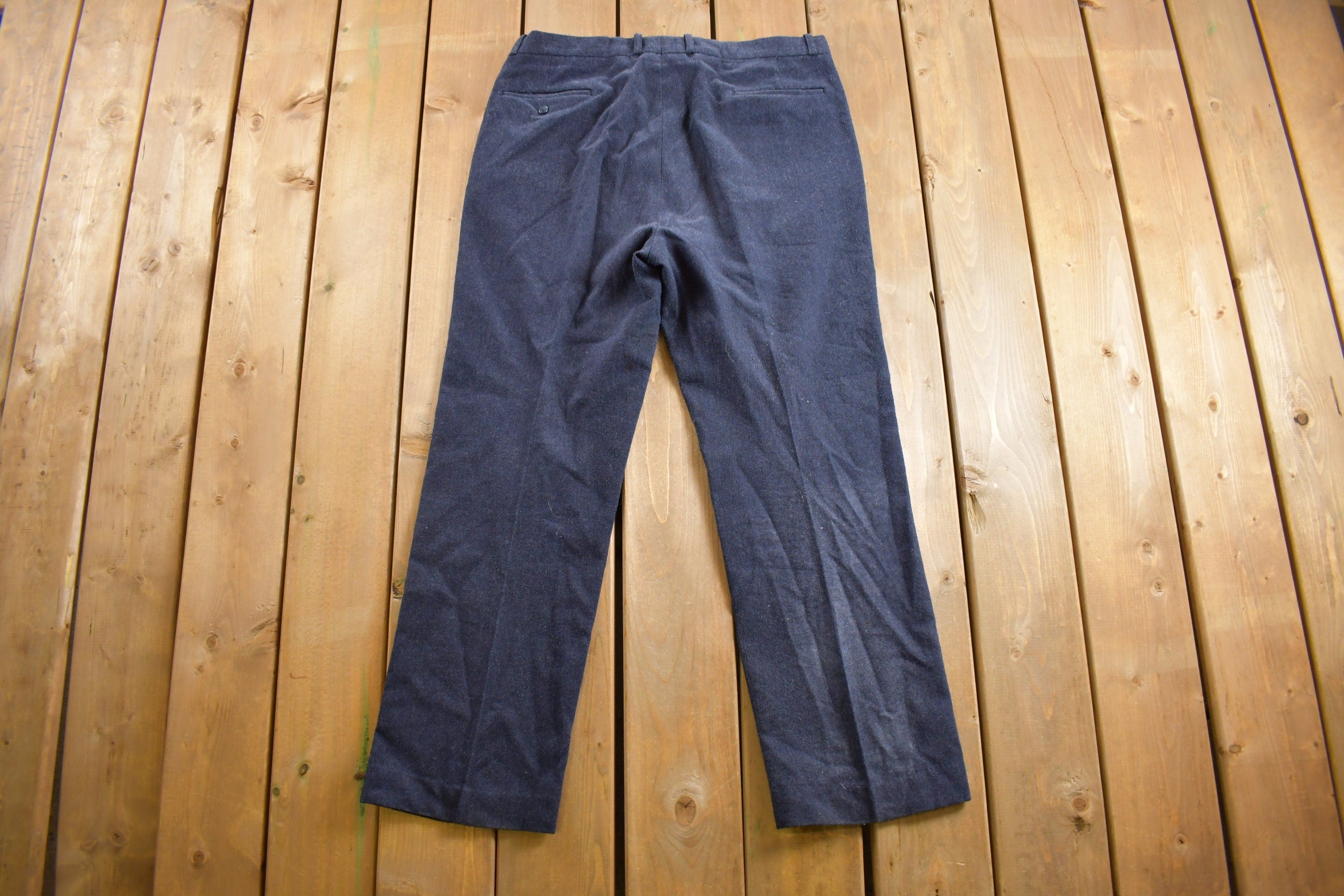 Vintage 1980's Pleated Trousers 36 x 30