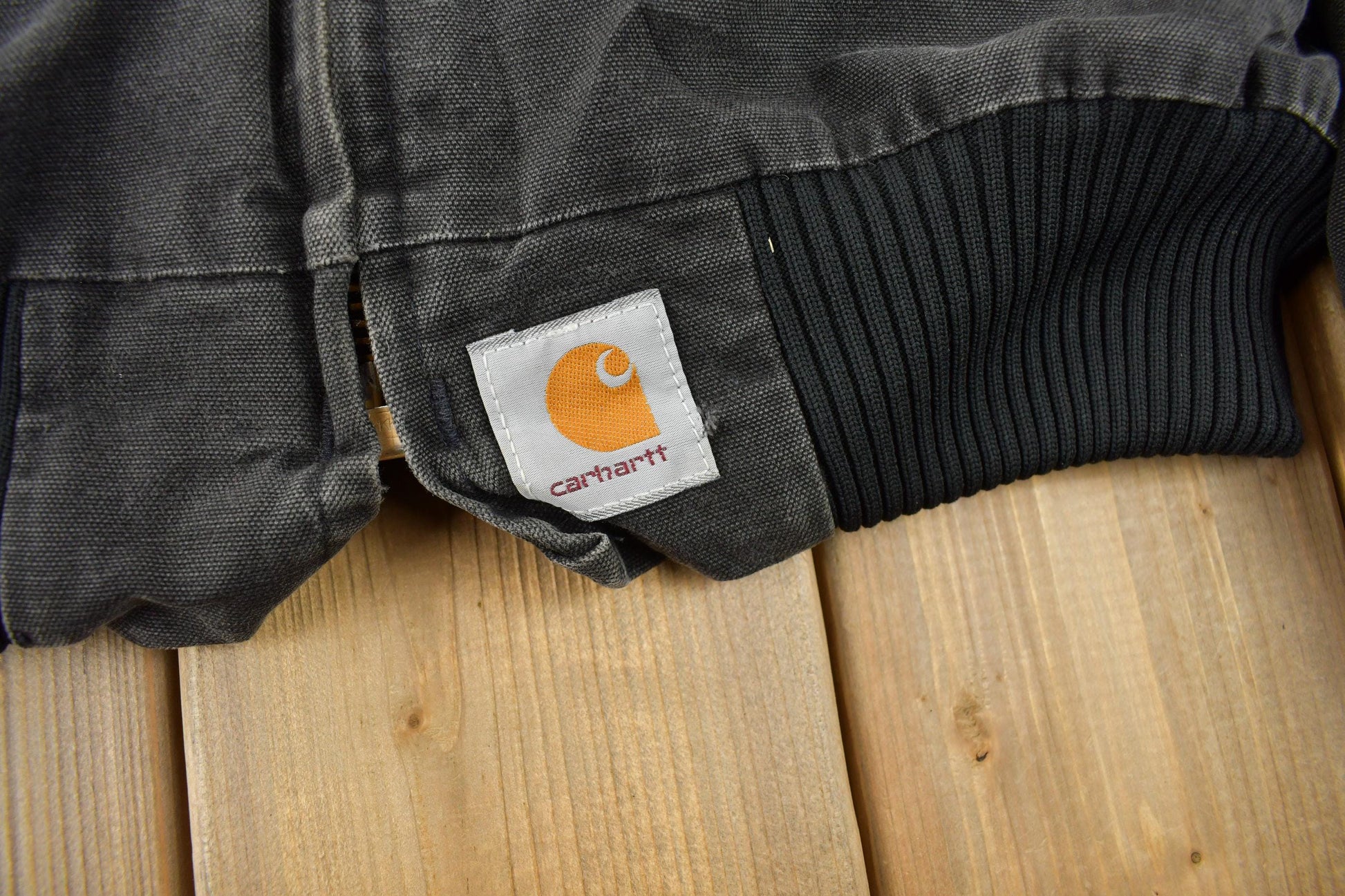 Vintage 1980s Carhartt Sun Faded Santa Fe Work Jacket