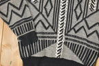 Vintage 1990s FYI Private Stock Abstract Knit Crewneck Sweater Men's L