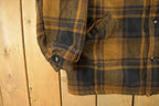 Vintage 1990s Land N Lakes Sherpa Lined Flannel Jacket Men's Large