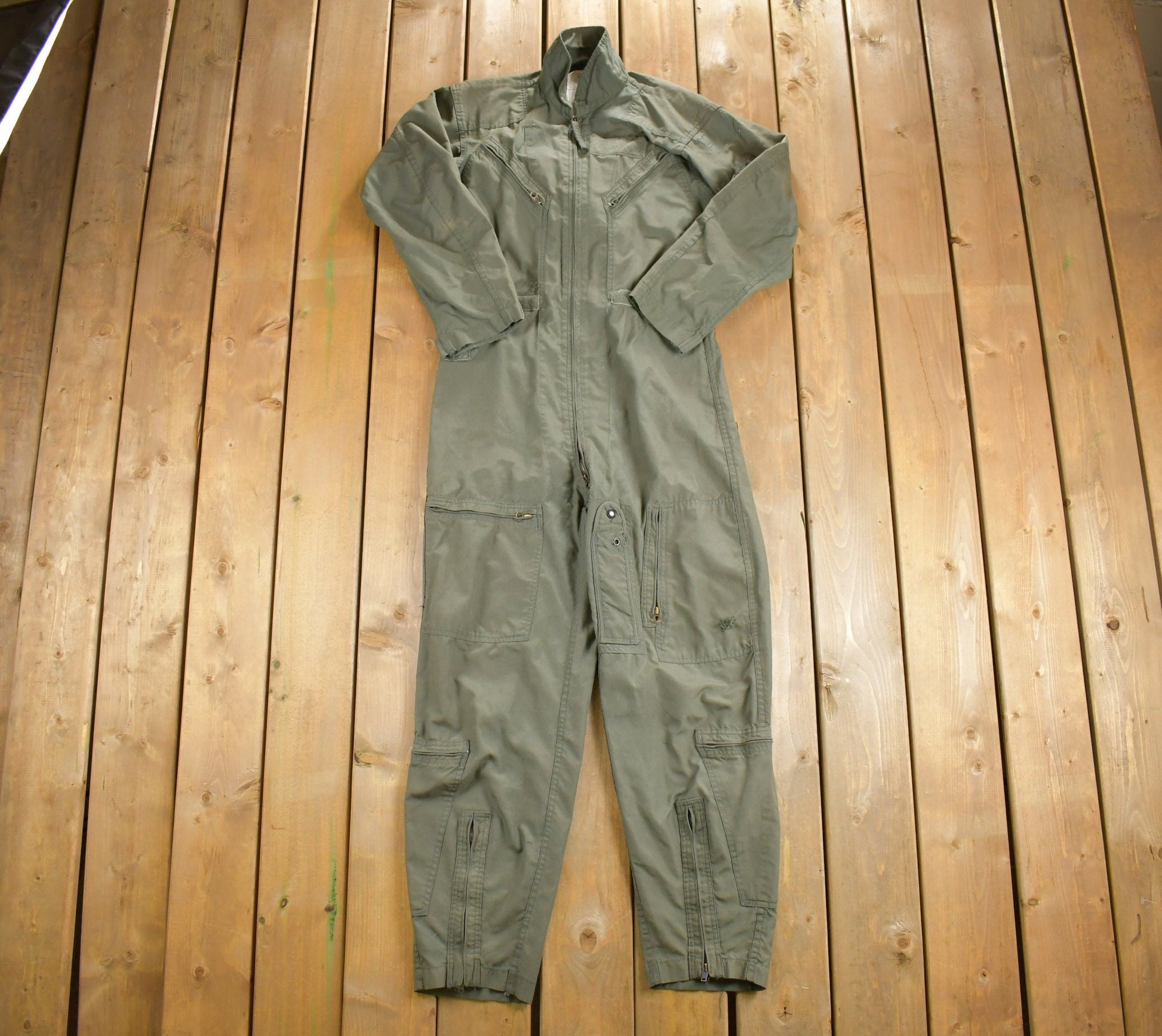 Vintage 1981 Military Flyers Coveralls Jumpsuit Size 40 L