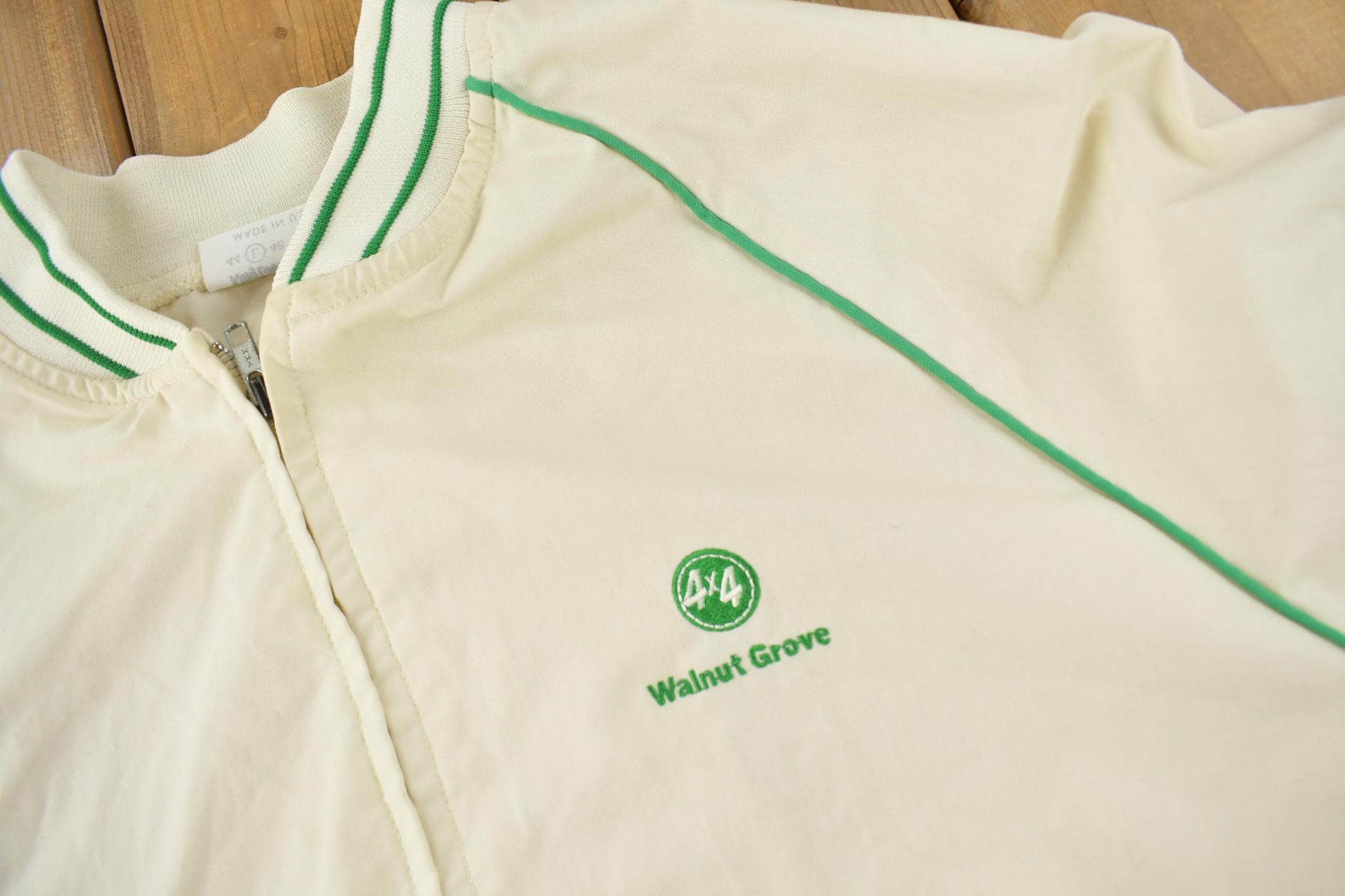 Vintage 1970s Walnut Grove King Louie Pro Fit Light Jacket Made In USA