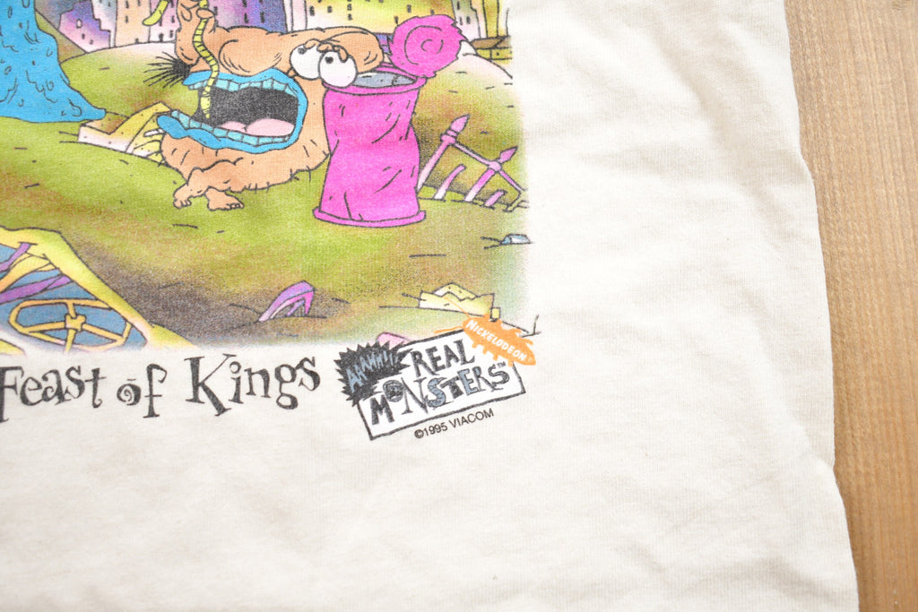 Vintage 1995 Garbage Monsters Garbage Day Graphic T-Shirt