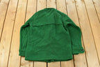 Vintage 1980s Woolrich Flannel Button Up Shirt Shacket Men's Small