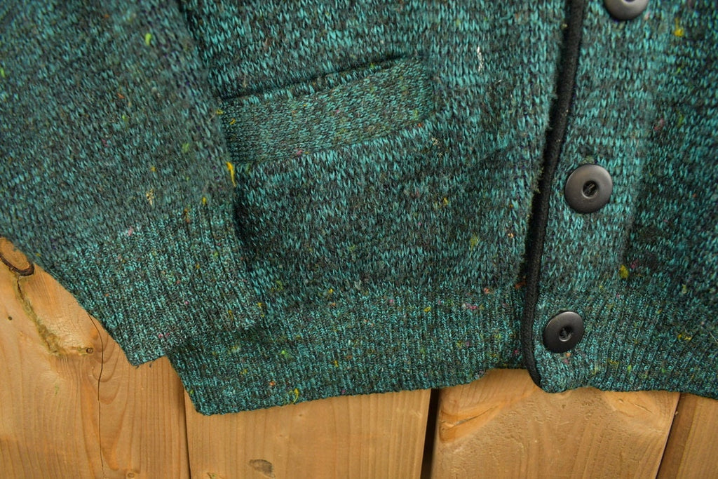 Vintage 1990s Sears Abstract Cardigan Sweater