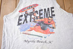 Vintage 1990s Myrtle Beach South Carolina Extreme Tank Top Made In USA