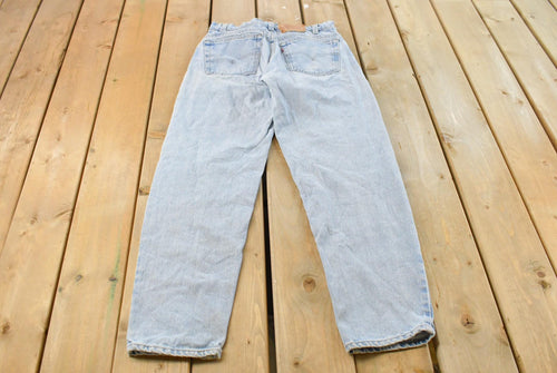 Vintage 1990s Levi's 550 Relaxed Tapered Denim Jeans Men's 30 x 30 / Made in USA