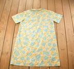 Vintage 1990s Long Floral Button Up Shirt