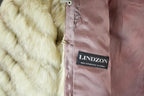 Vintage 1970s Arctic Fox White Fox Fur Mid LengthCoat Made In Canada