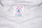 Vintage 1990s Overseas Adventure Travel Graphic T-Shirt