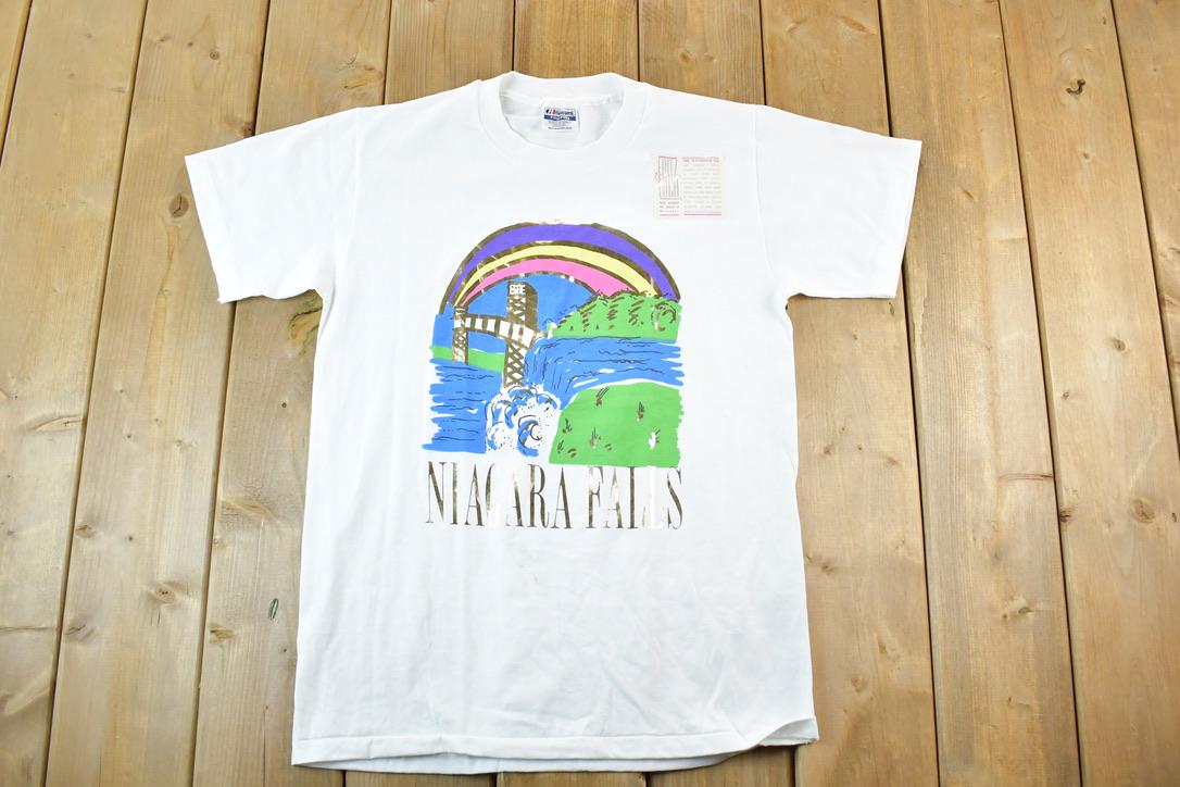 Vintage 1990s Niagara Falls Canada Souvenir T-Shirt Mens Medium