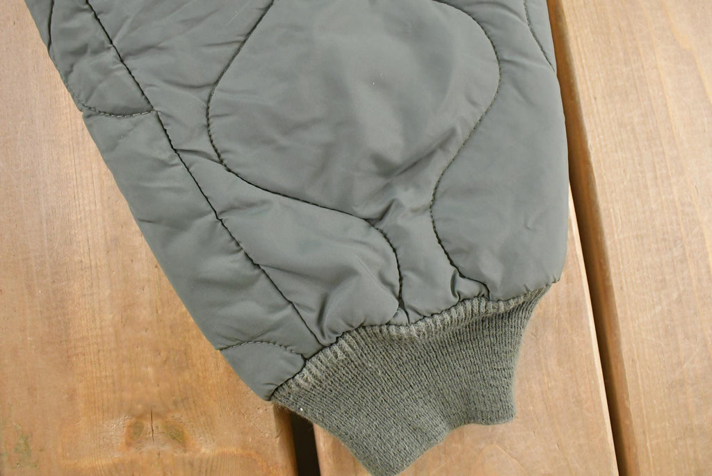Vintage 1990s Military Quilted Green Liner Flyers Pants Men's 22 x 27.5 / 90s Army Pants / American Vintage / Made in USA