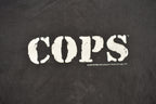 Vintage 1996 COPS Tv Show Graphic Promo T Shirt Single Stitch