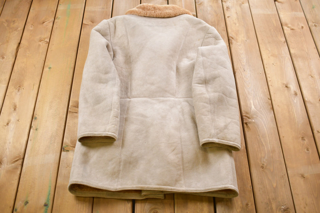 Vintage 1970s Woman's Shearling Leather Coat