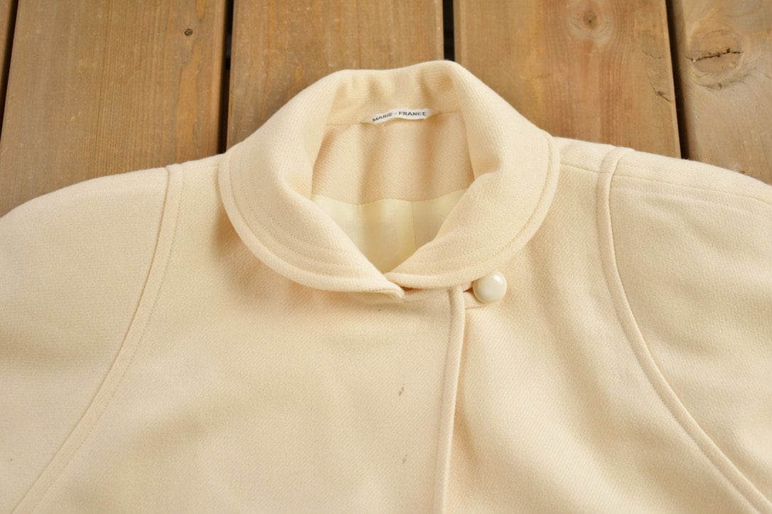 Vintage 1990s Marie France Wool Women's Jacket