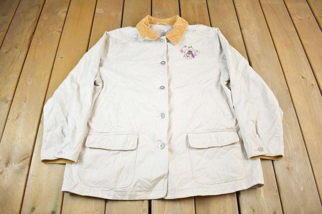 Vintage 1990s Disney Winnie The Pooh Eeyore Embroidered Jacket