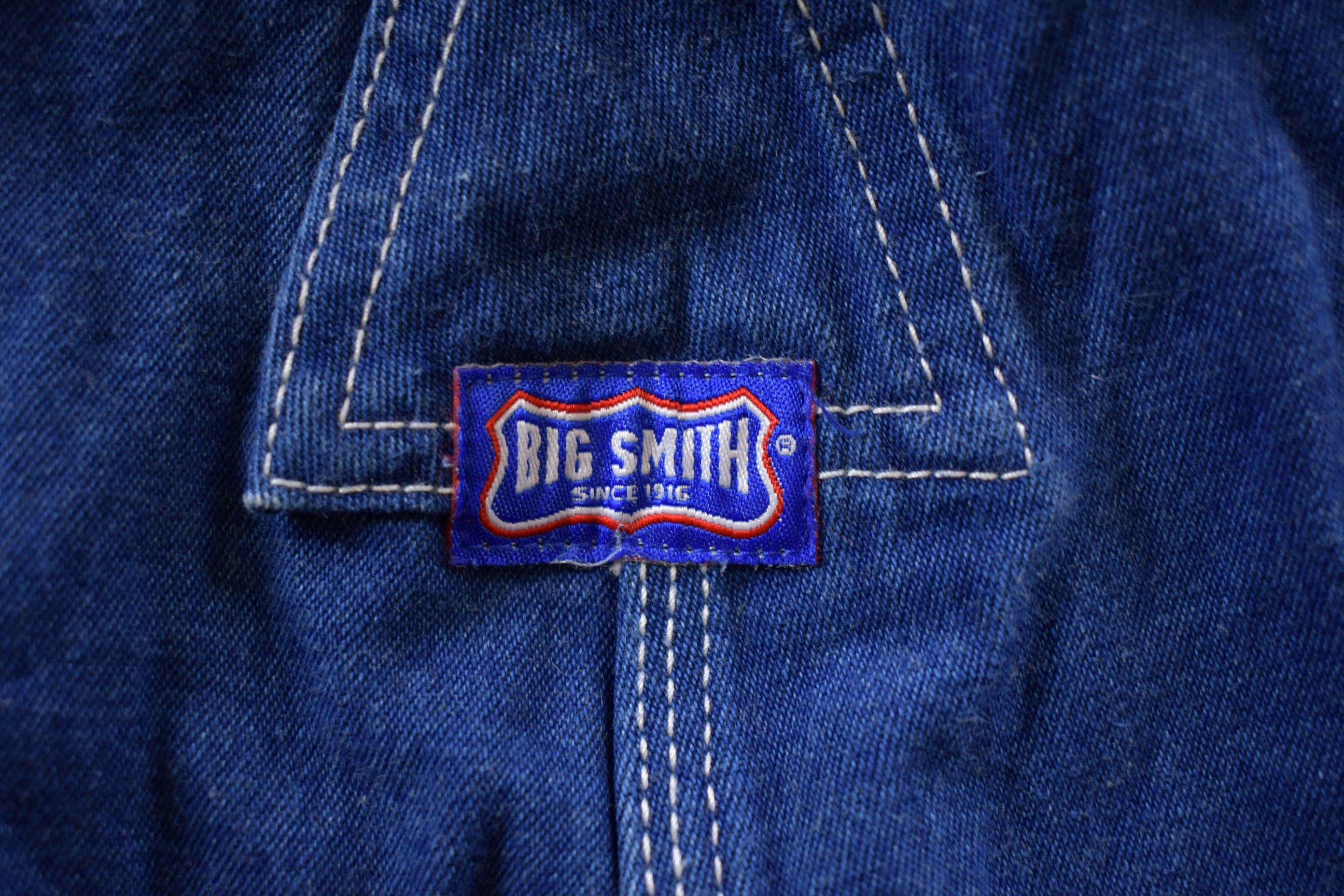 Vintage 1990s Big Smith Denim Jean Overalls Size 38 - 40 Medium