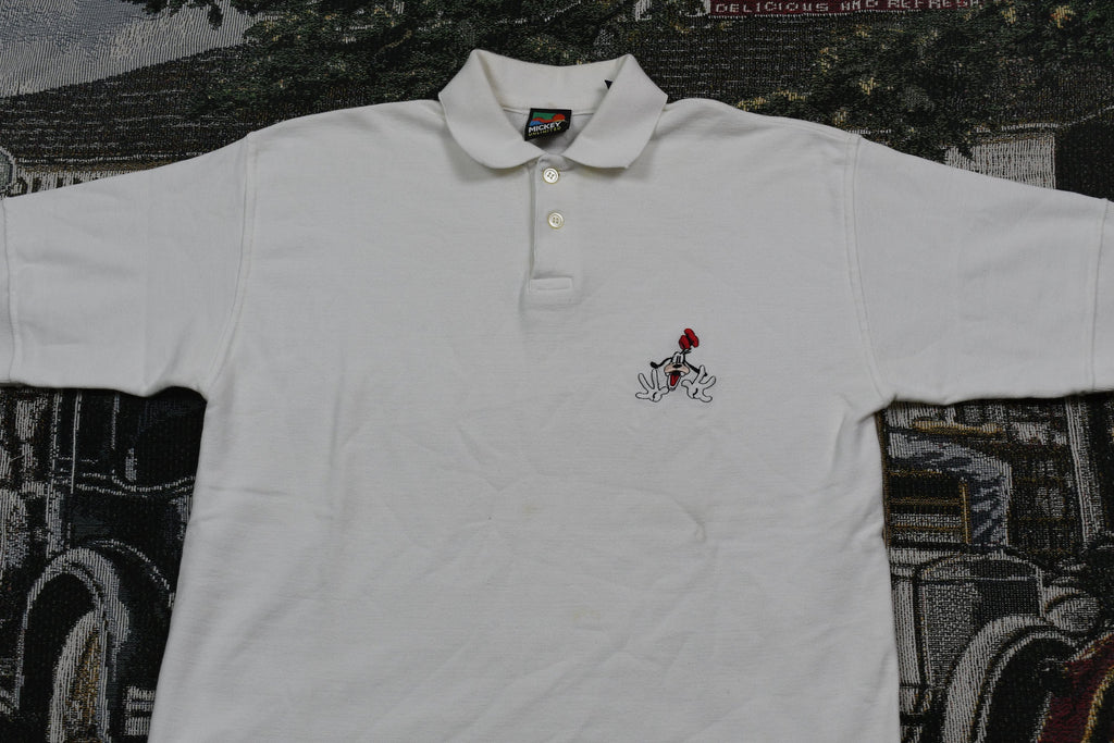 Vintage 1990s Disney Embroidered Goofy T Shirt