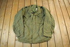 Vintage 1982 Military Jacket Mens Large