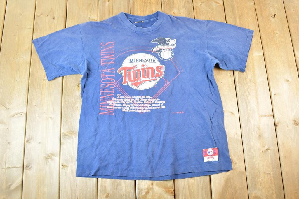 Vintage 90s Minnesota Twins Graphic T-Shirt - MLB Baseball