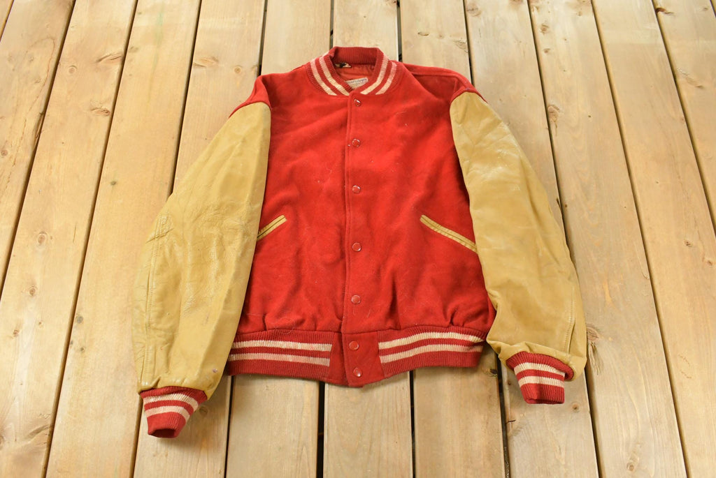 Vintage 1970s Butwin Wool Varsity Letterman Jacket Men's Medium
