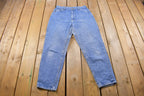 Vintage 1980's Rider's Tapered Blue Jeans 30 x 28