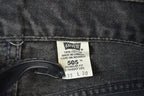 Vintage 1990s Levi's 505 Red Tab Black Jeans Size 33 x 30